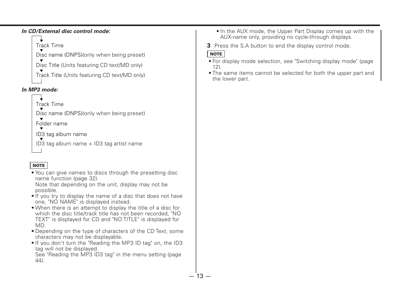 Kenwood Z828MP User Manual | Page 13 / 60