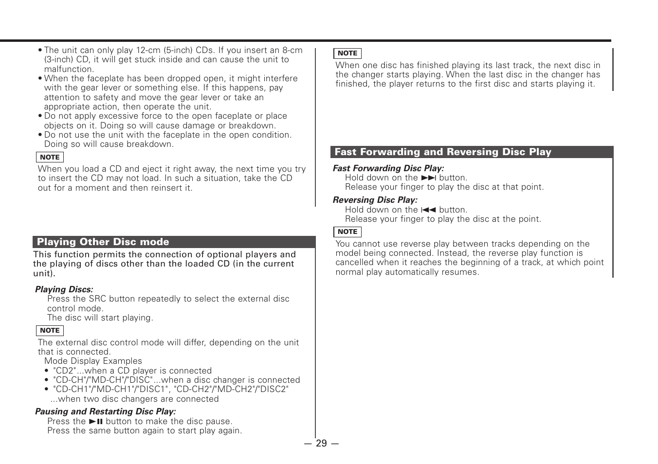 Kenwood Z828MP User Manual | Page 29 / 60