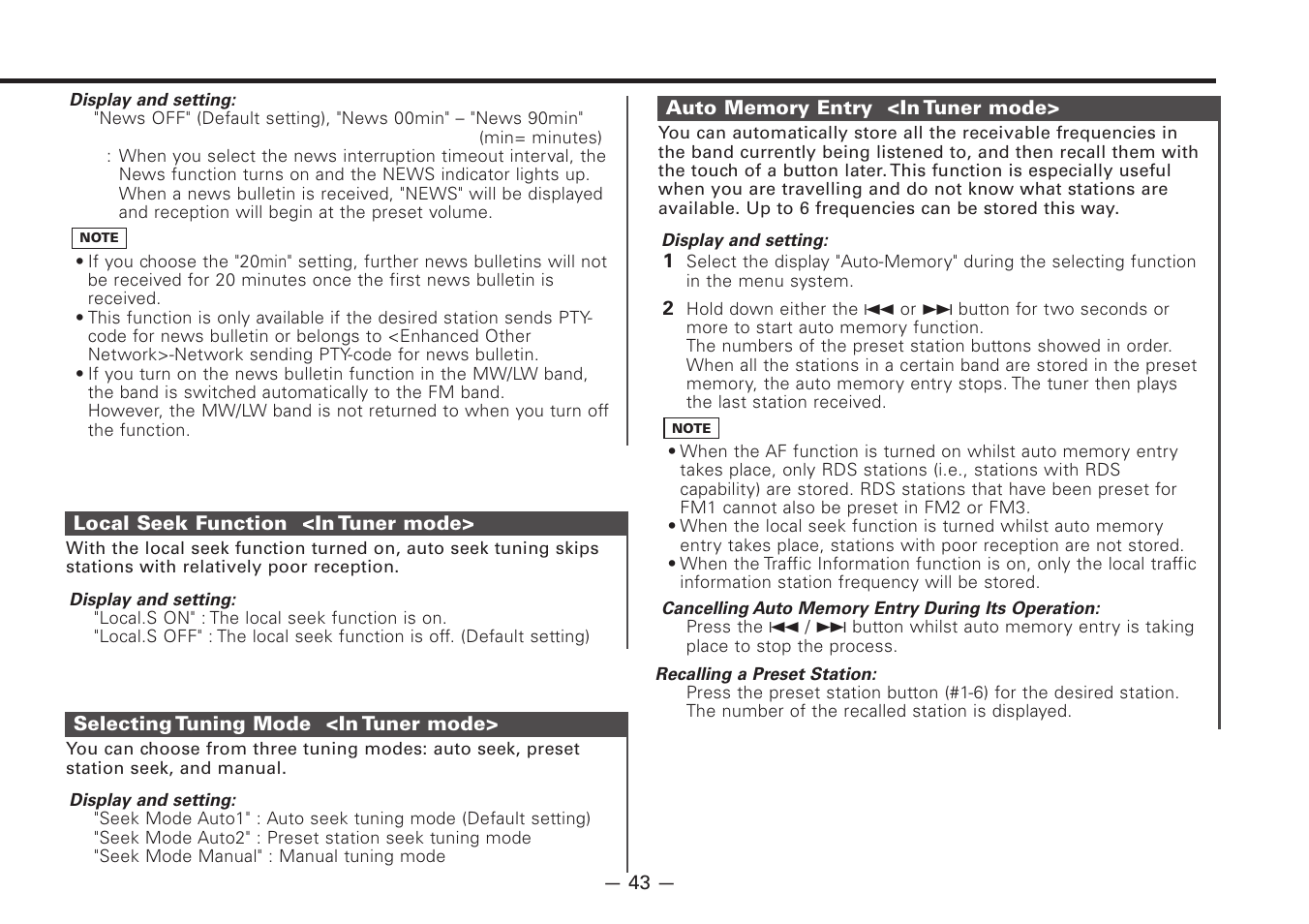 Kenwood Z828MP User Manual | Page 43 / 60