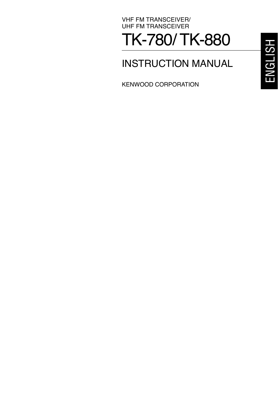 Kenwood TK-880 User Manual | Page 2 / 20