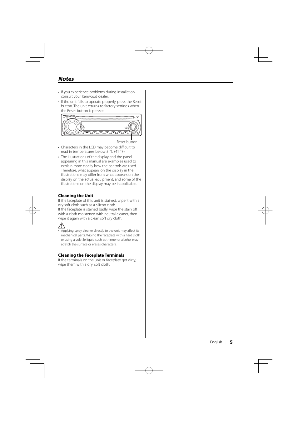 Kenwood KDC-1032 User Manual | Page 5 / 22