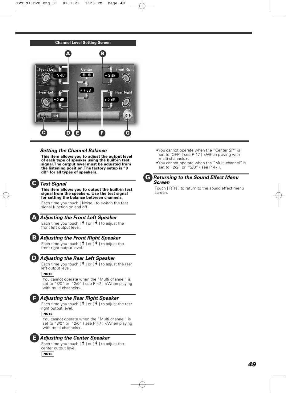 Kenwood KVT-911DVD User Manual | Page 49 / 68