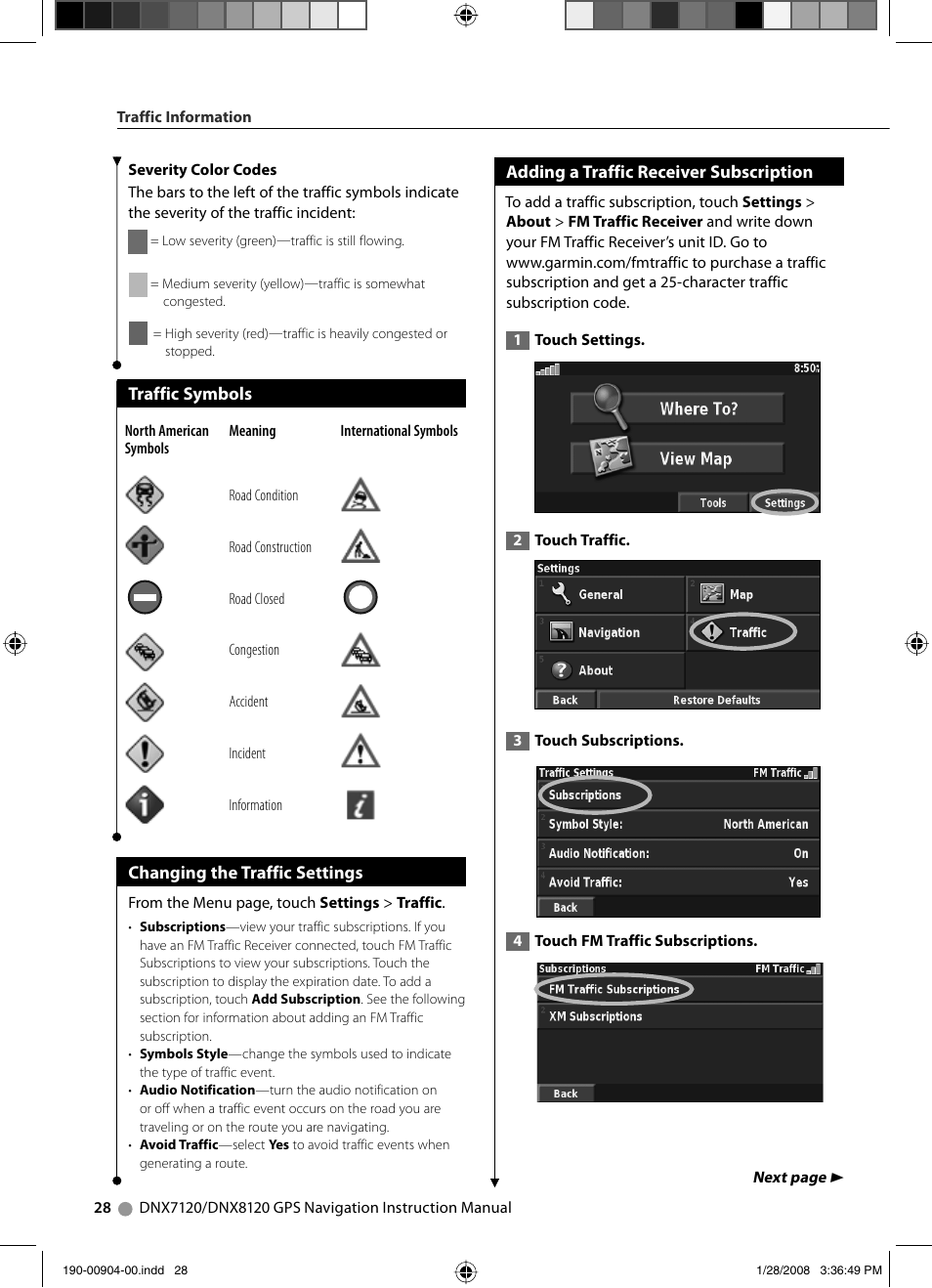 Kenwood Excelon DNX8120 User Manual | Page 28 / 36