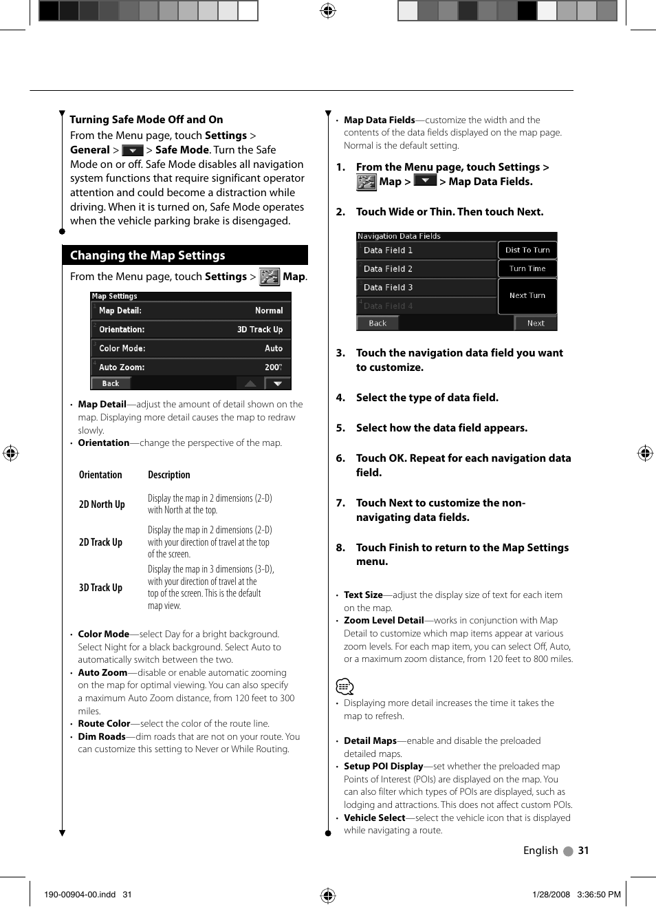 Kenwood Excelon DNX8120 User Manual | Page 31 / 36