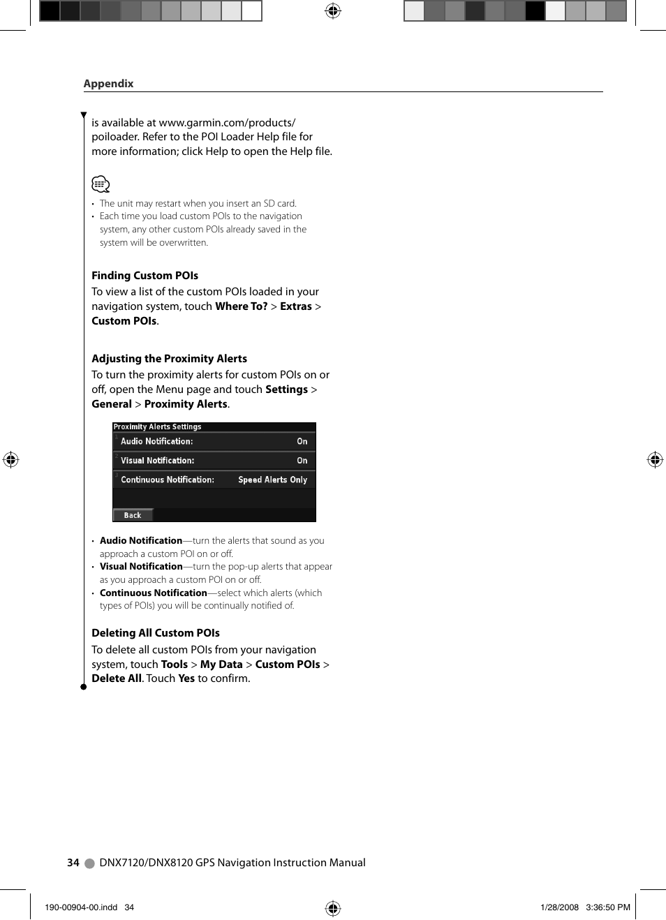 Kenwood Excelon DNX8120 User Manual | Page 34 / 36