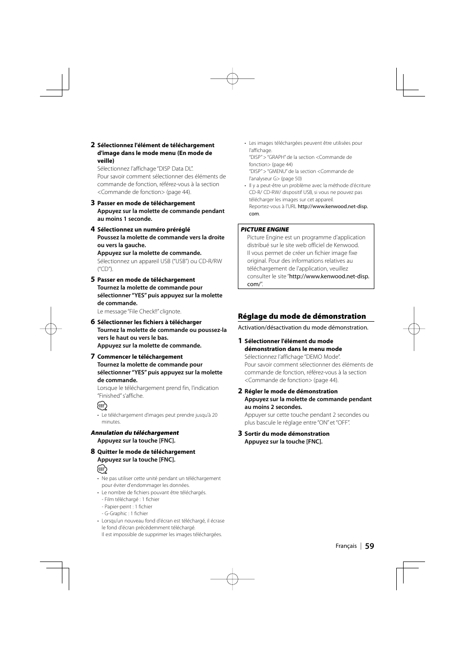 Kenwood eXcelon KDC-X792 User Manual | Page 59 / 116