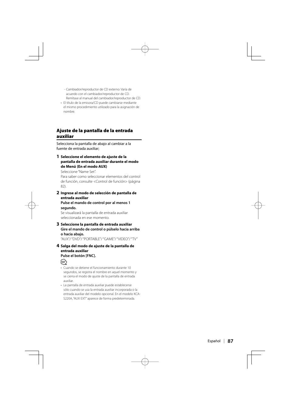 Kenwood eXcelon KDC-X792 User Manual | Page 87 / 116