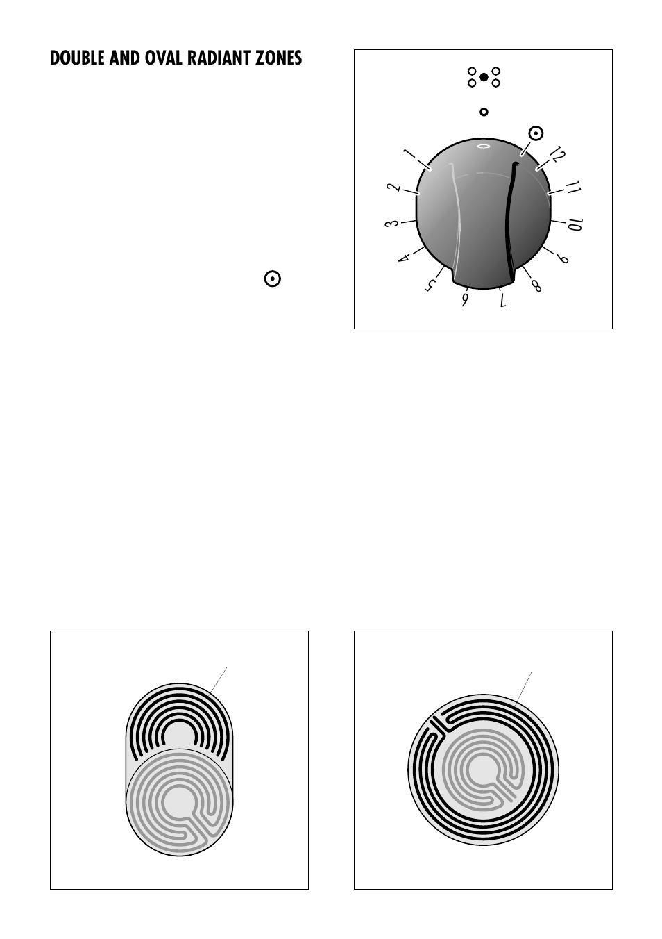Double and oval radiant zones | Kenwood CK 680 User Manual | Page 9 / 36