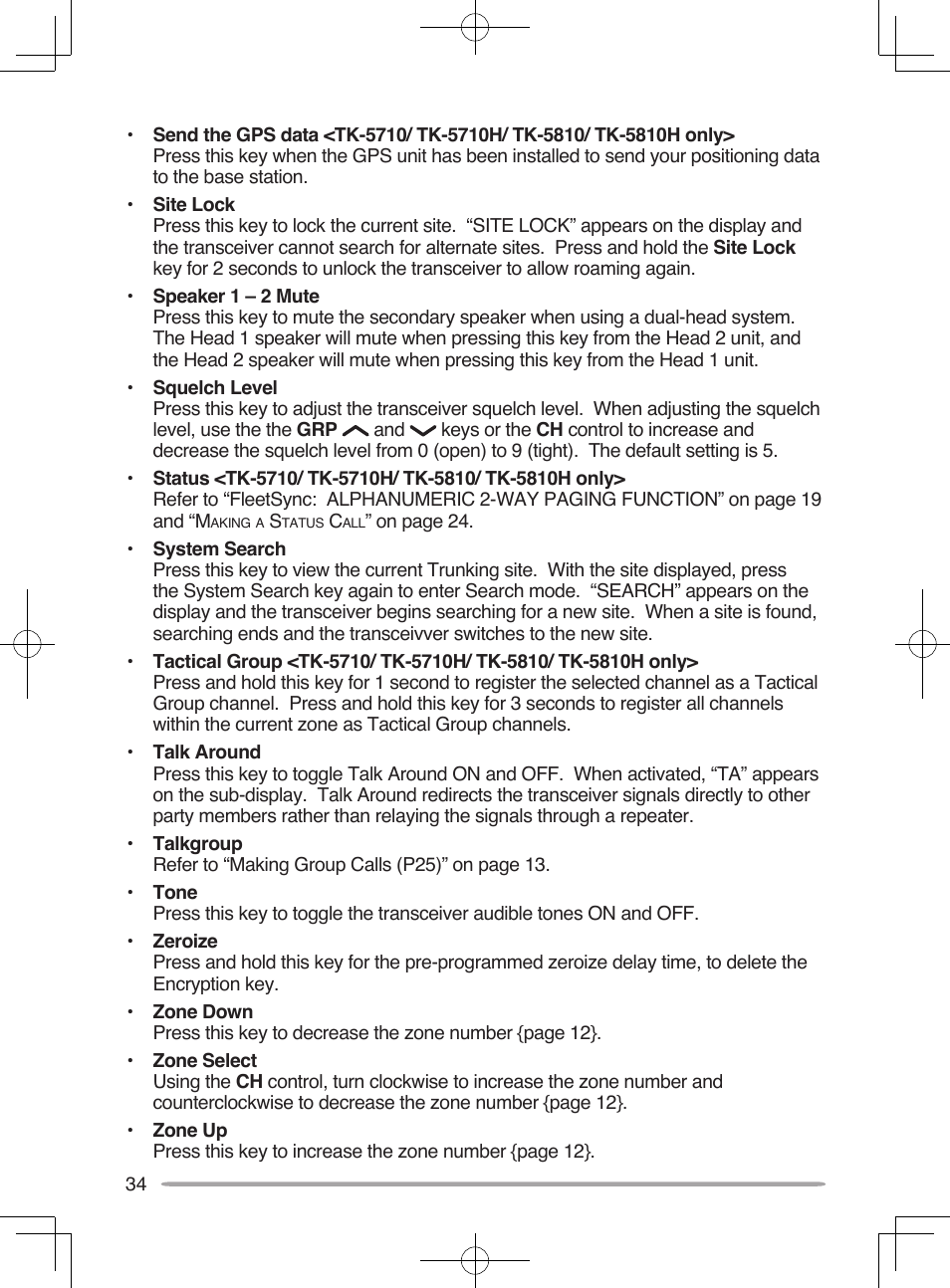 Kenwood TK-5910 User Manual | Page 40 / 44