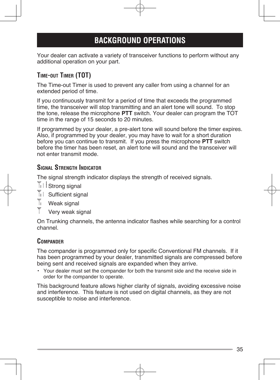 Background operations, Tot) | Kenwood TK-5910 User Manual | Page 41 / 44