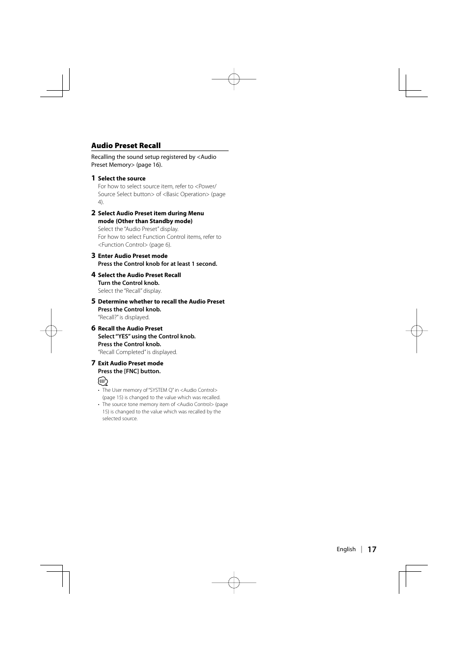 Kenwood KDC-MP6039 User Manual | Page 17 / 28