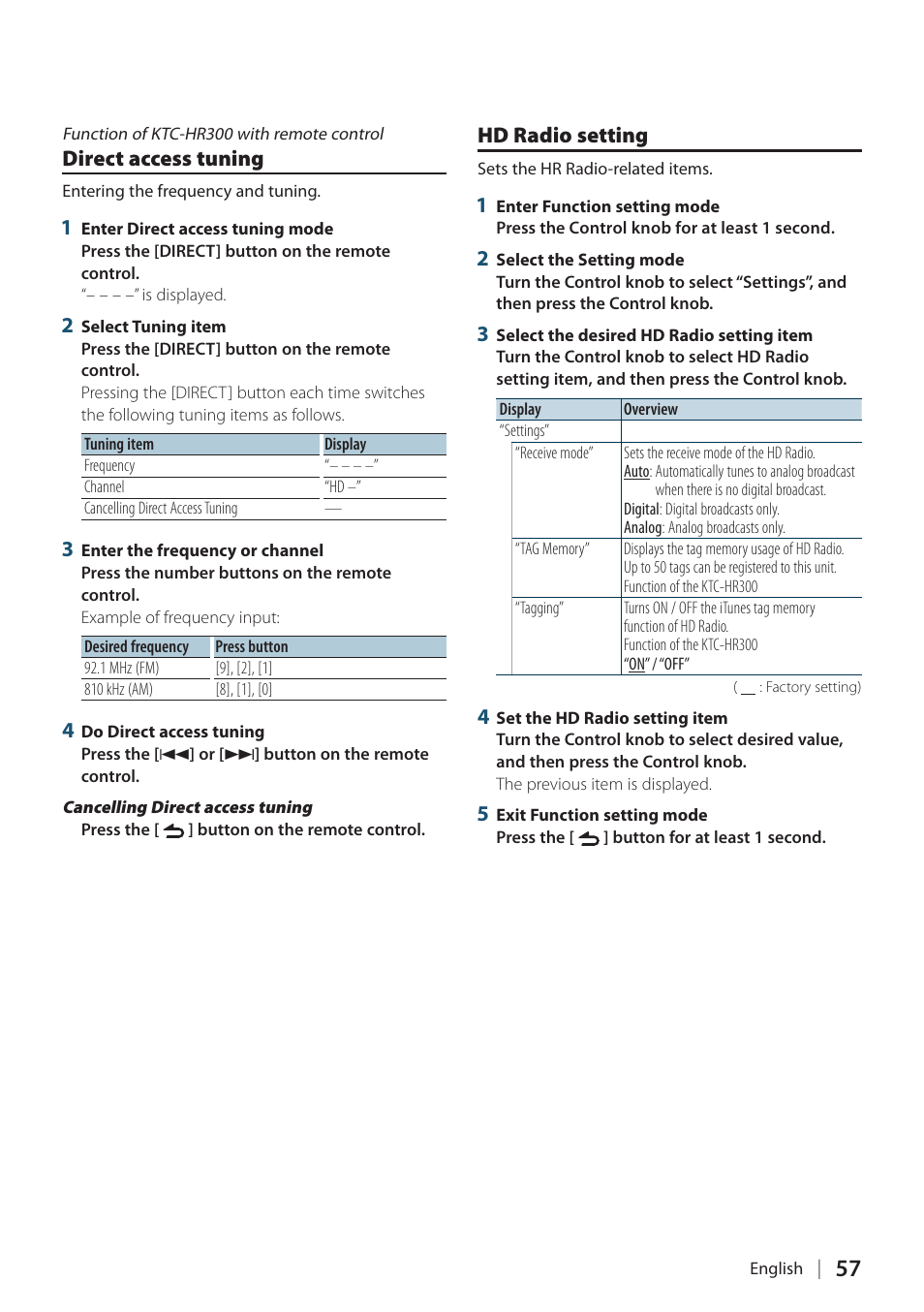 Kenwood KDC-448U User Manual | Page 57 / 71