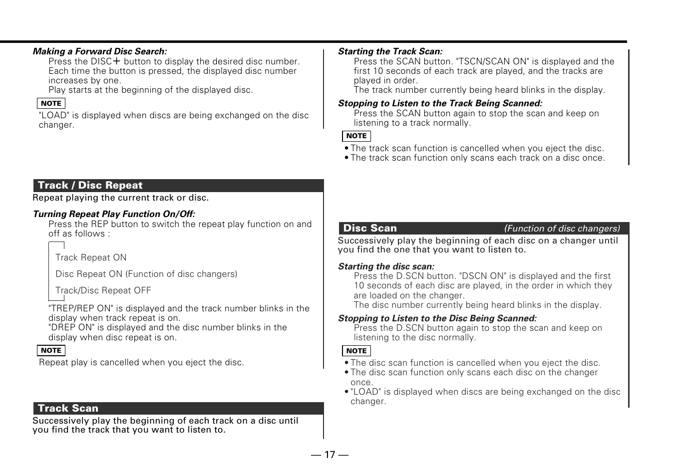 Kenwood KRC-25RA User Manual | Page 17 / 32