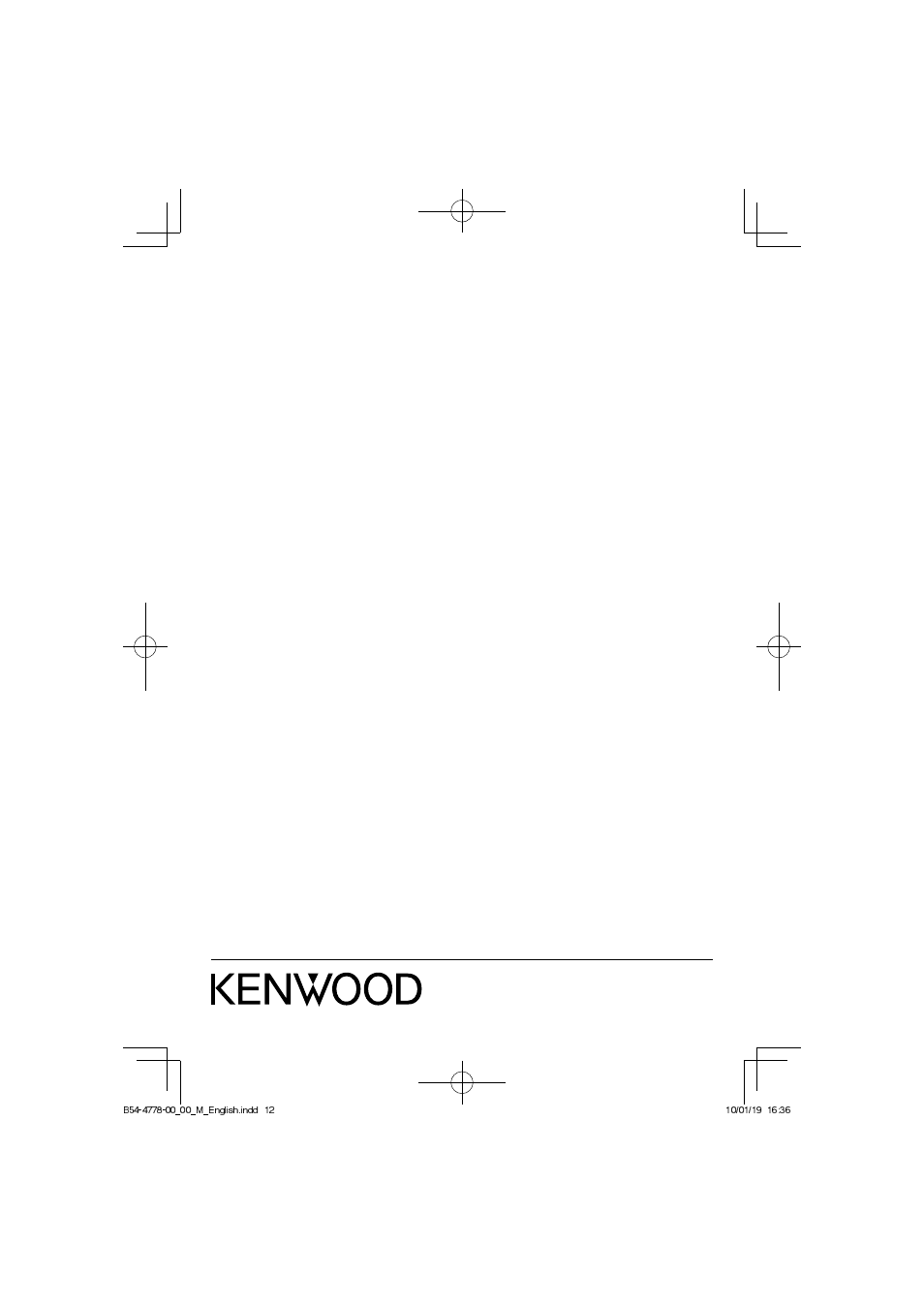 Kenwood DNX7360BT User Manual | Page 12 / 12