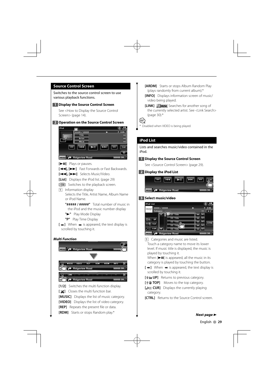 Kenwood DNX7340BTM User Manual | Page 29 / 96