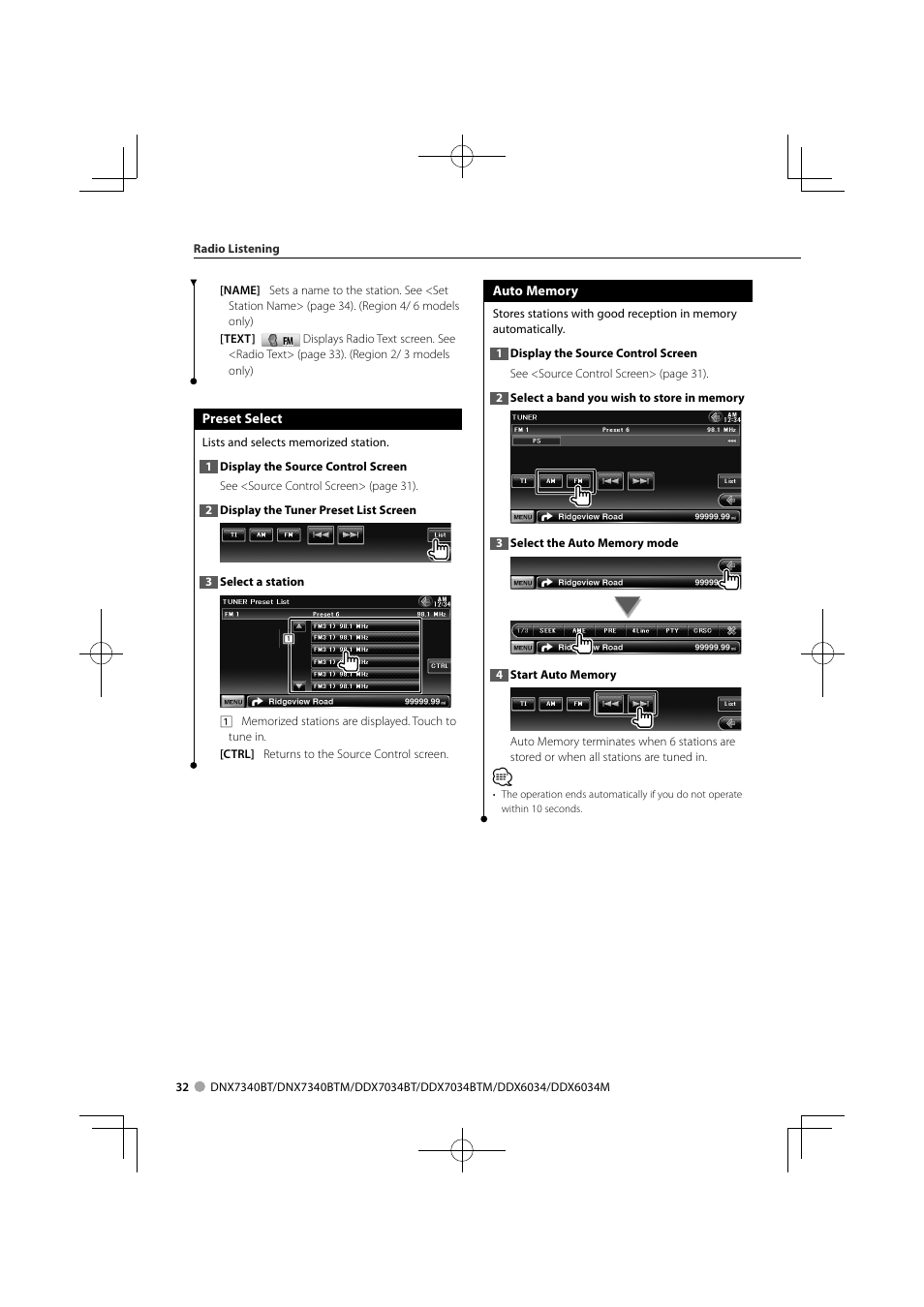 Kenwood DNX7340BTM User Manual | Page 32 / 96