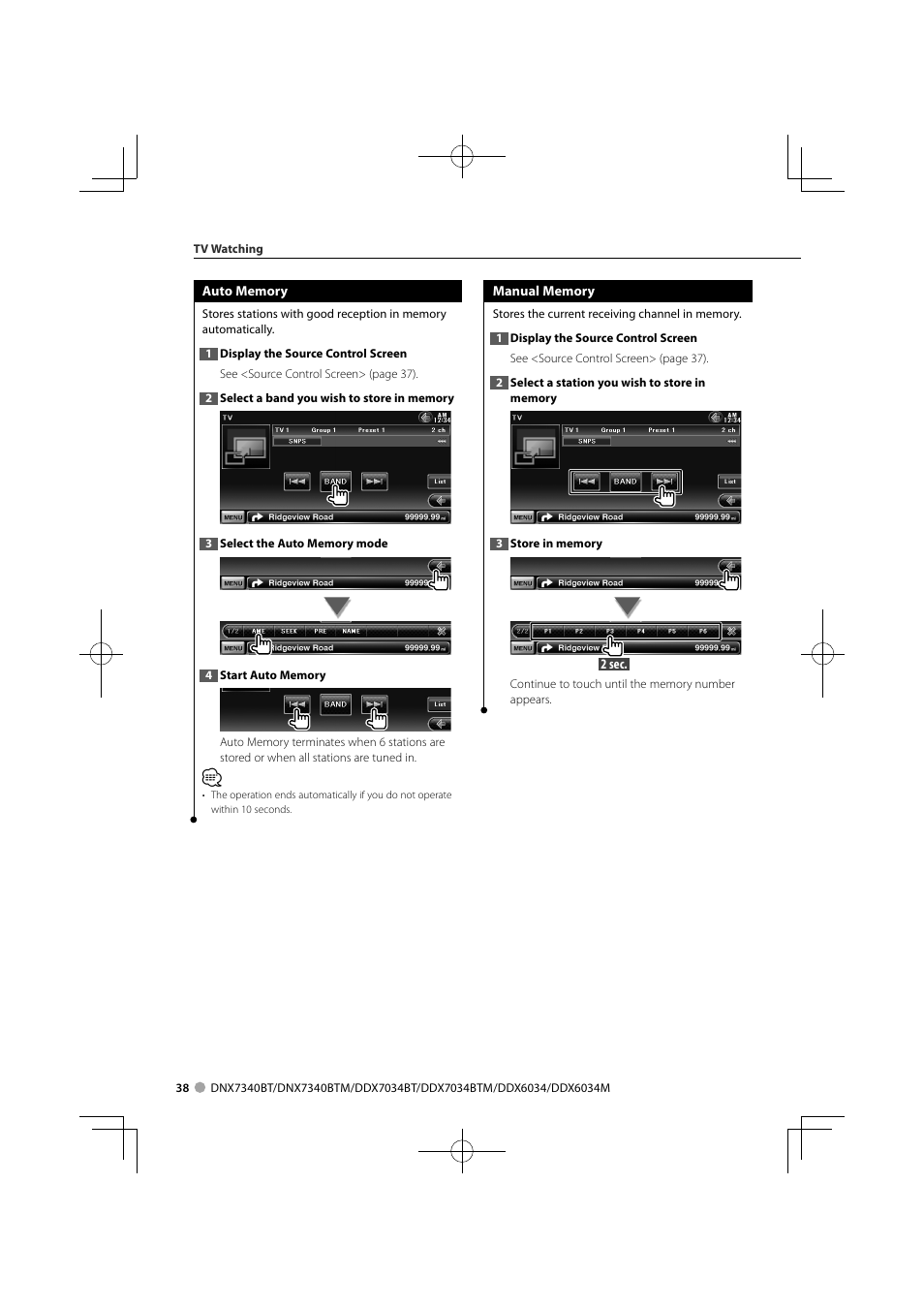 Kenwood DNX7340BTM User Manual | Page 38 / 96