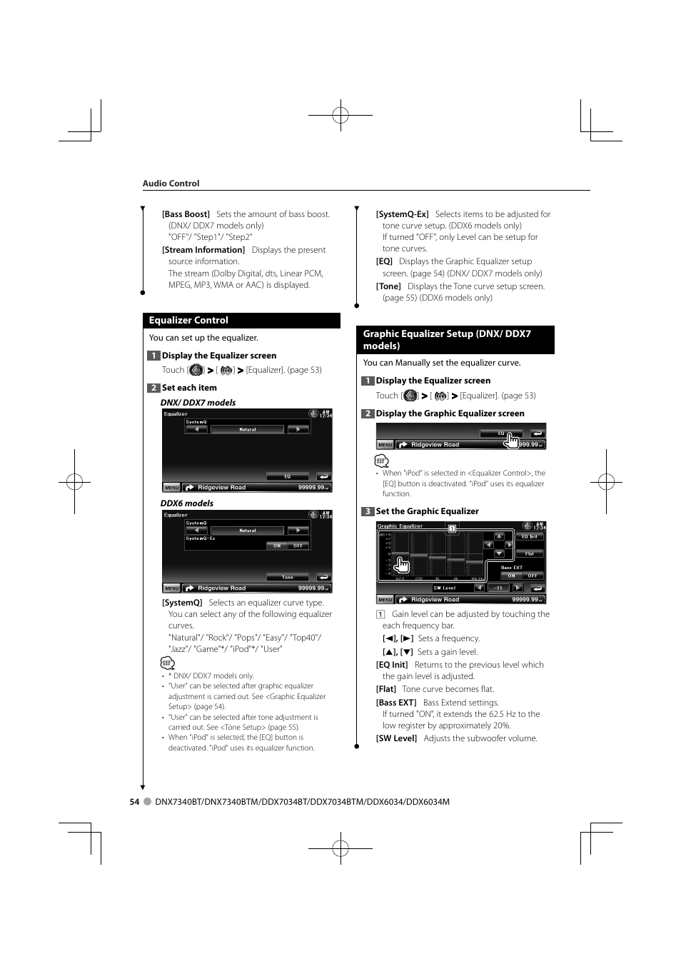 Kenwood DNX7340BTM User Manual | Page 54 / 96