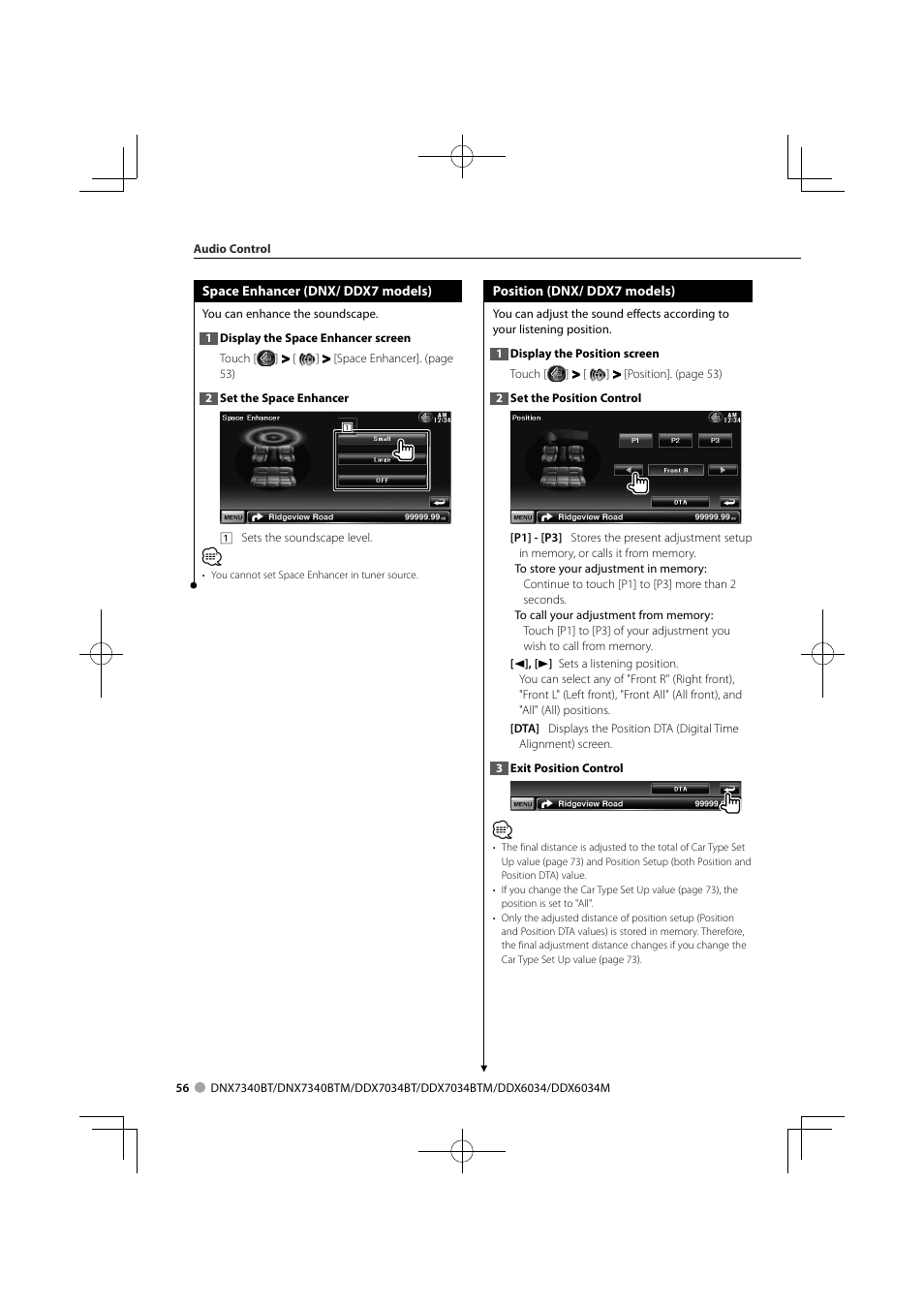 Kenwood DNX7340BTM User Manual | Page 56 / 96