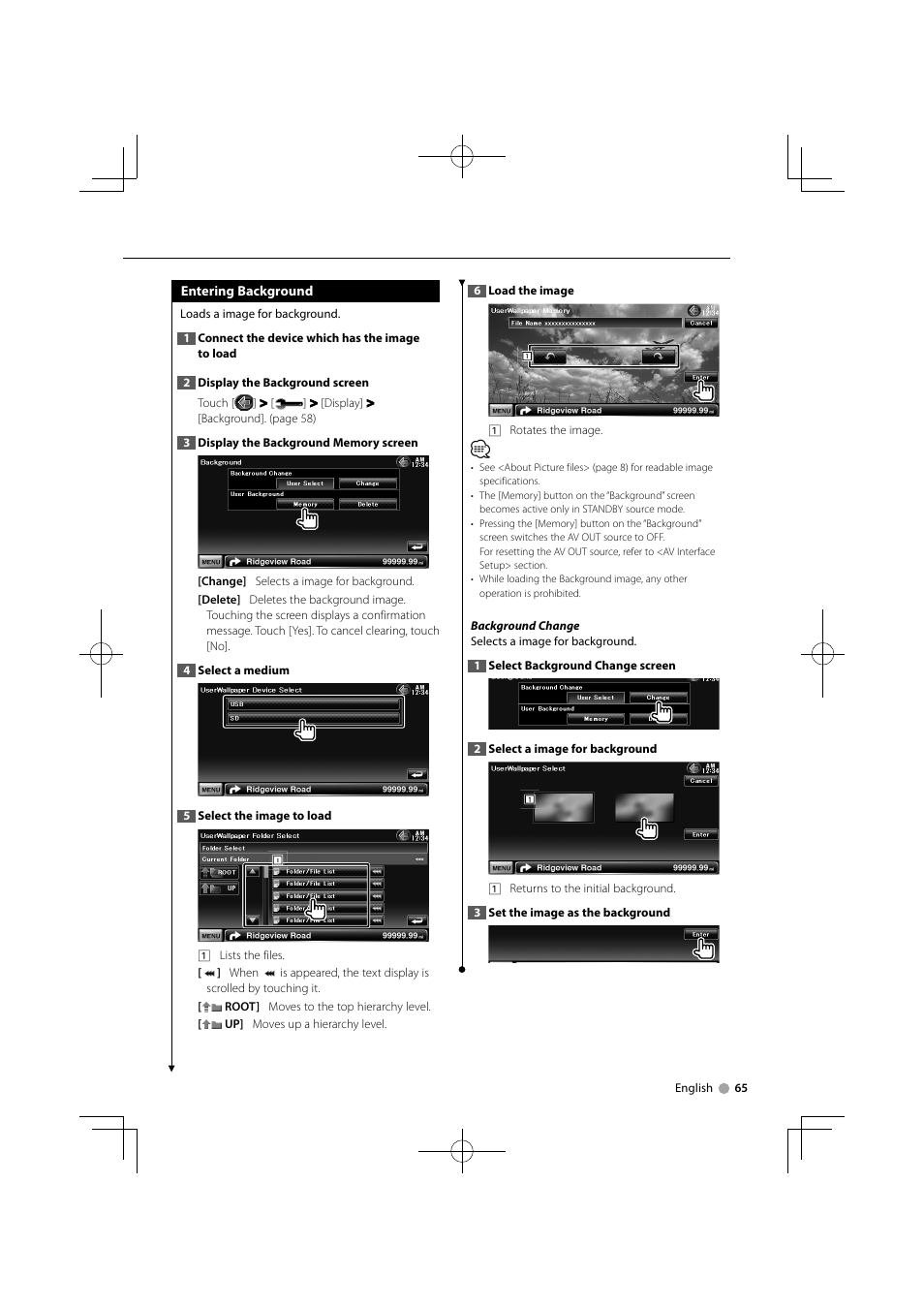 Kenwood DNX7340BTM User Manual | Page 65 / 96