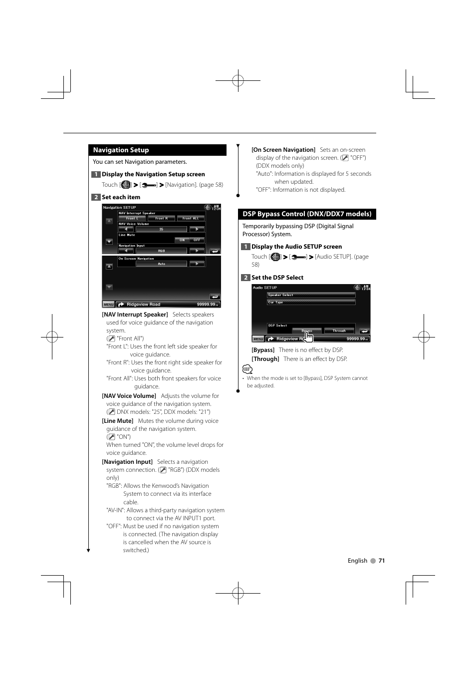 Kenwood DNX7340BTM User Manual | Page 71 / 96