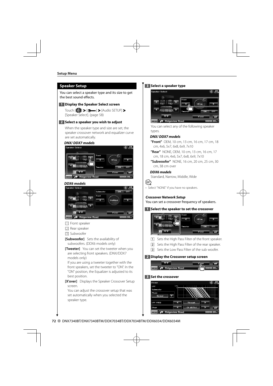 Kenwood DNX7340BTM User Manual | Page 72 / 96