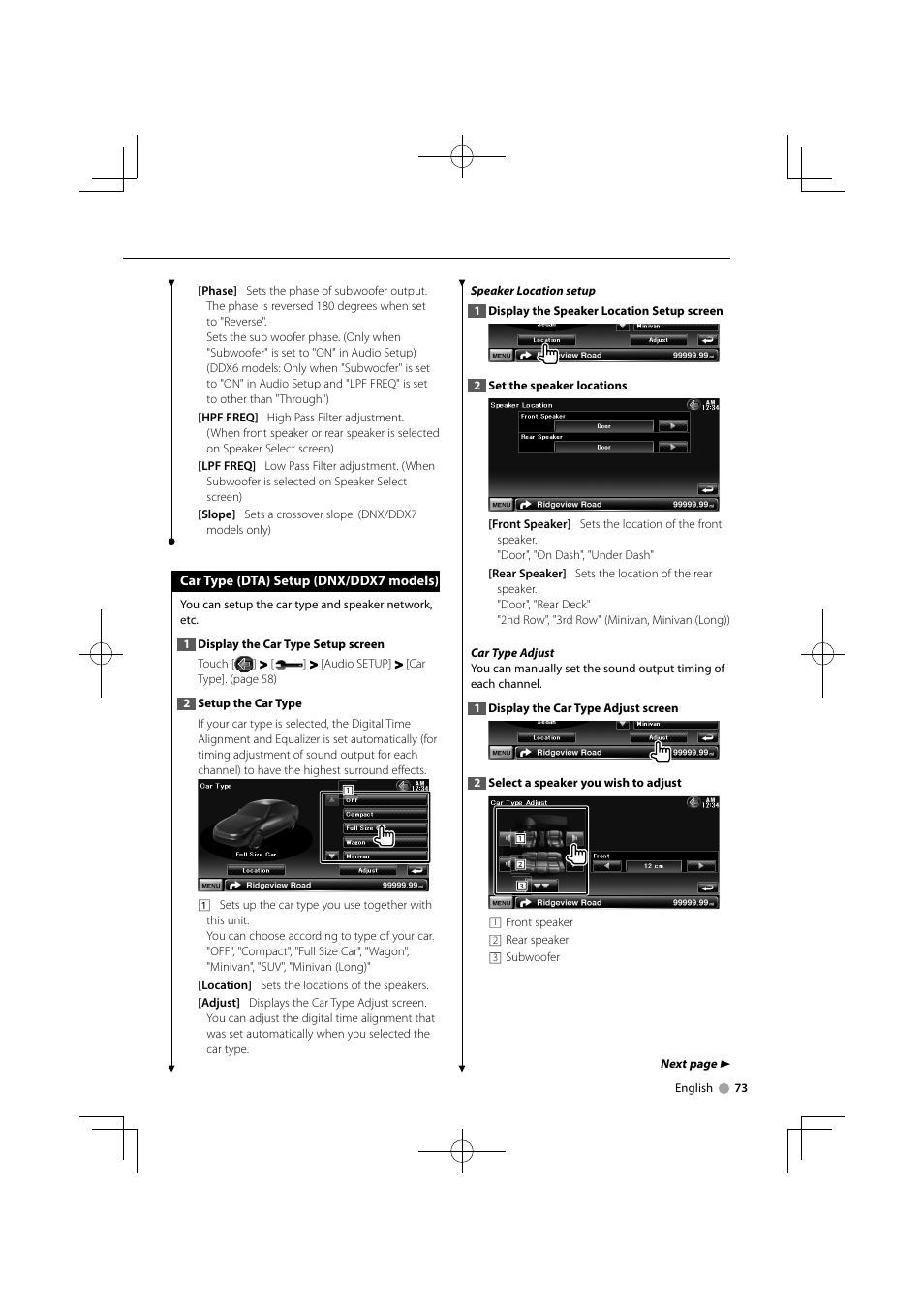 Kenwood DNX7340BTM User Manual | Page 73 / 96