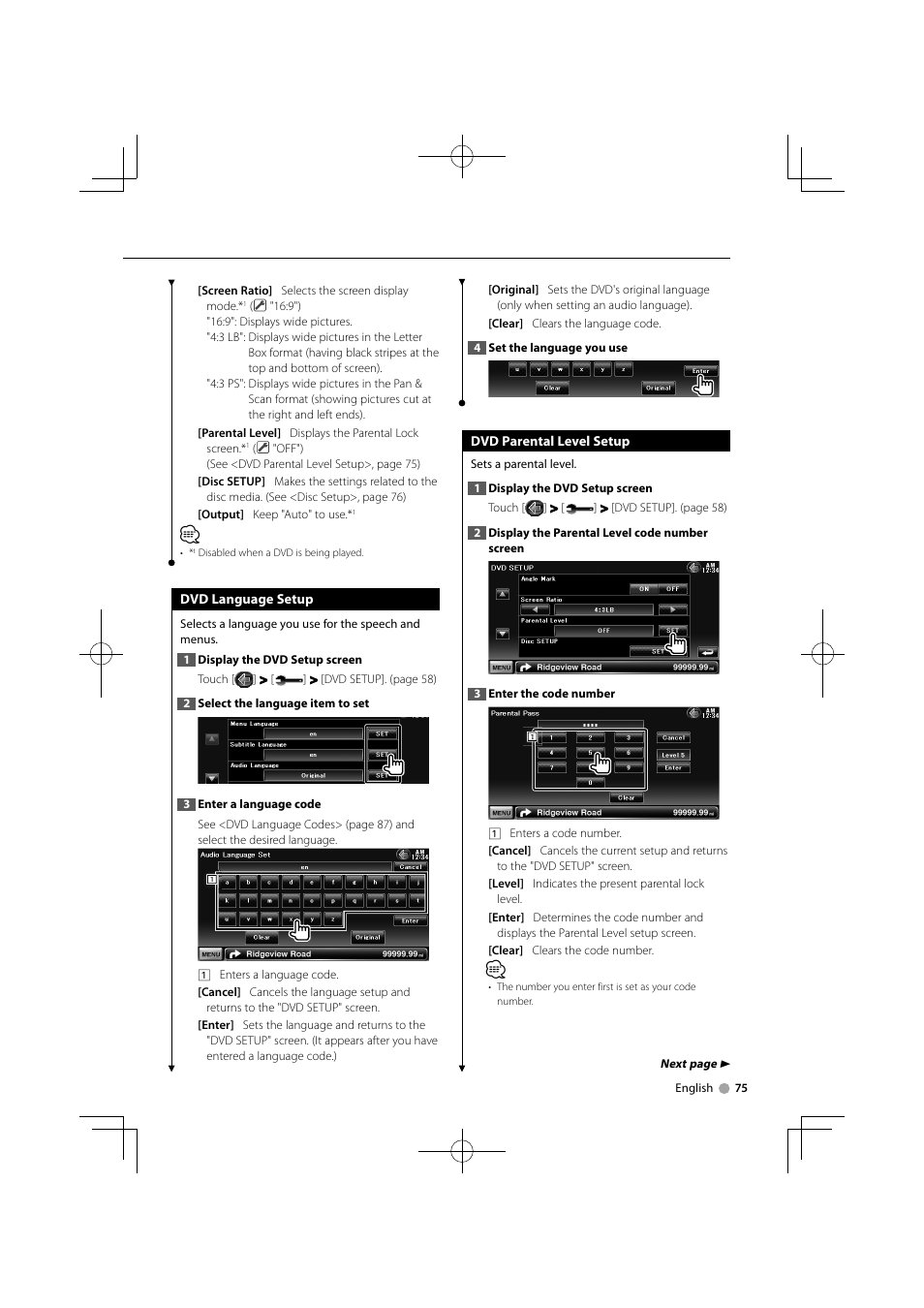 Kenwood DNX7340BTM User Manual | Page 75 / 96