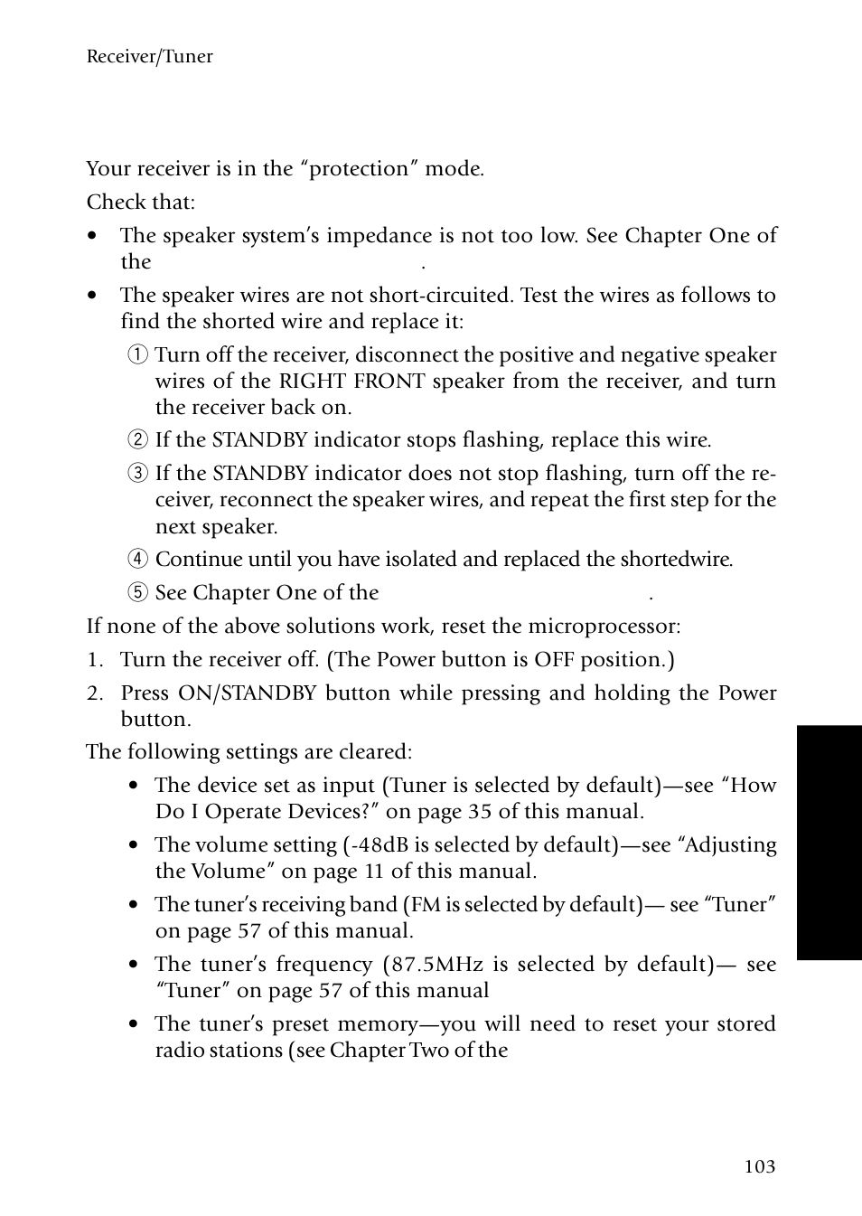 Receiver/tuner | Kenwood VR-5900 User Manual | Page 111 / 118