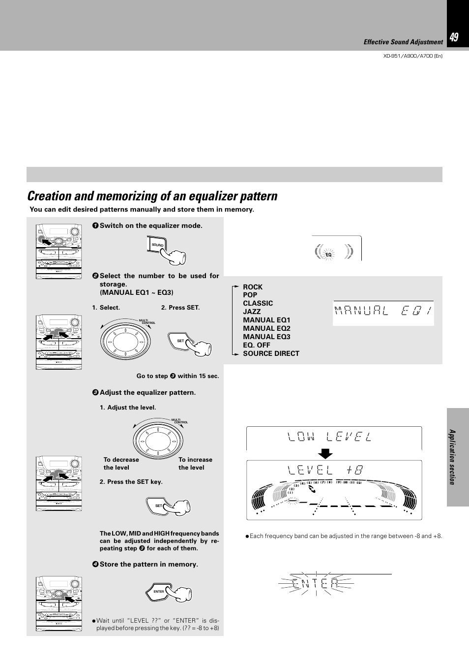 Kenwood XD-A700 User Manual | Page 49 / 68