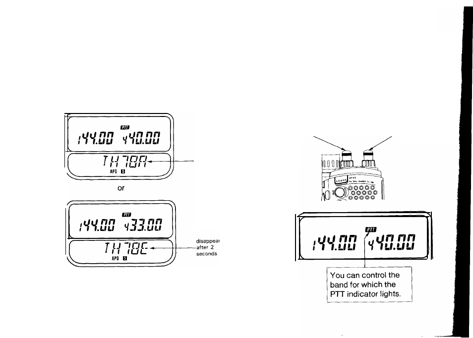 Receiver operation | Kenwood TH78E User Manual | Page 9 / 69