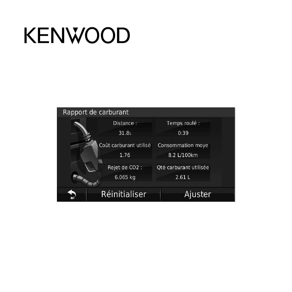 Ecoroute, Manuel d’instructions | Kenwood ECOROUTE B59-1990-00 User Manual | Page 9 / 24