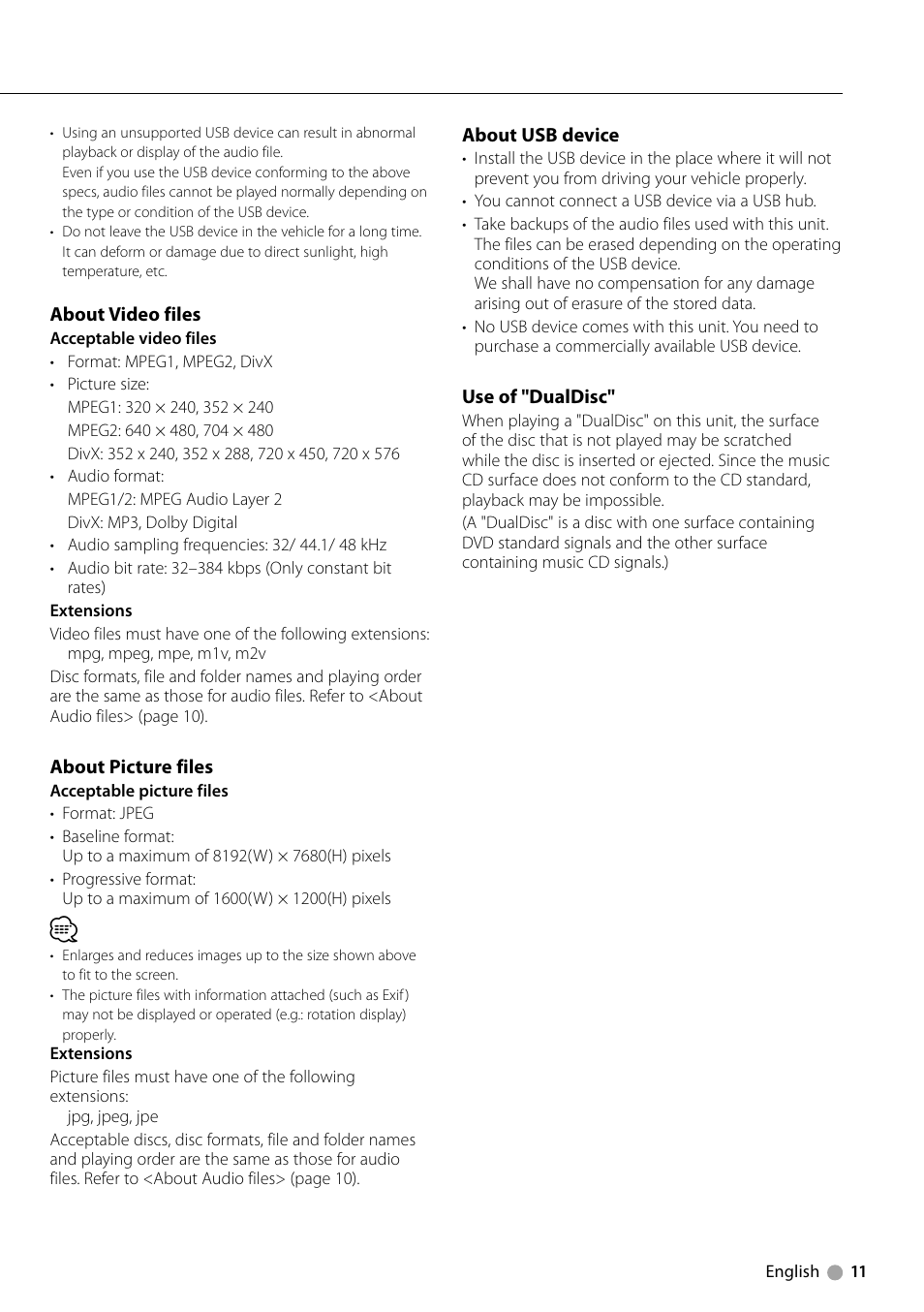 Kenwood DNX710EX User Manual | Page 11 / 100