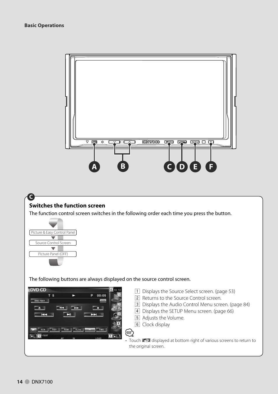 Kenwood DNX710EX User Manual | Page 14 / 100