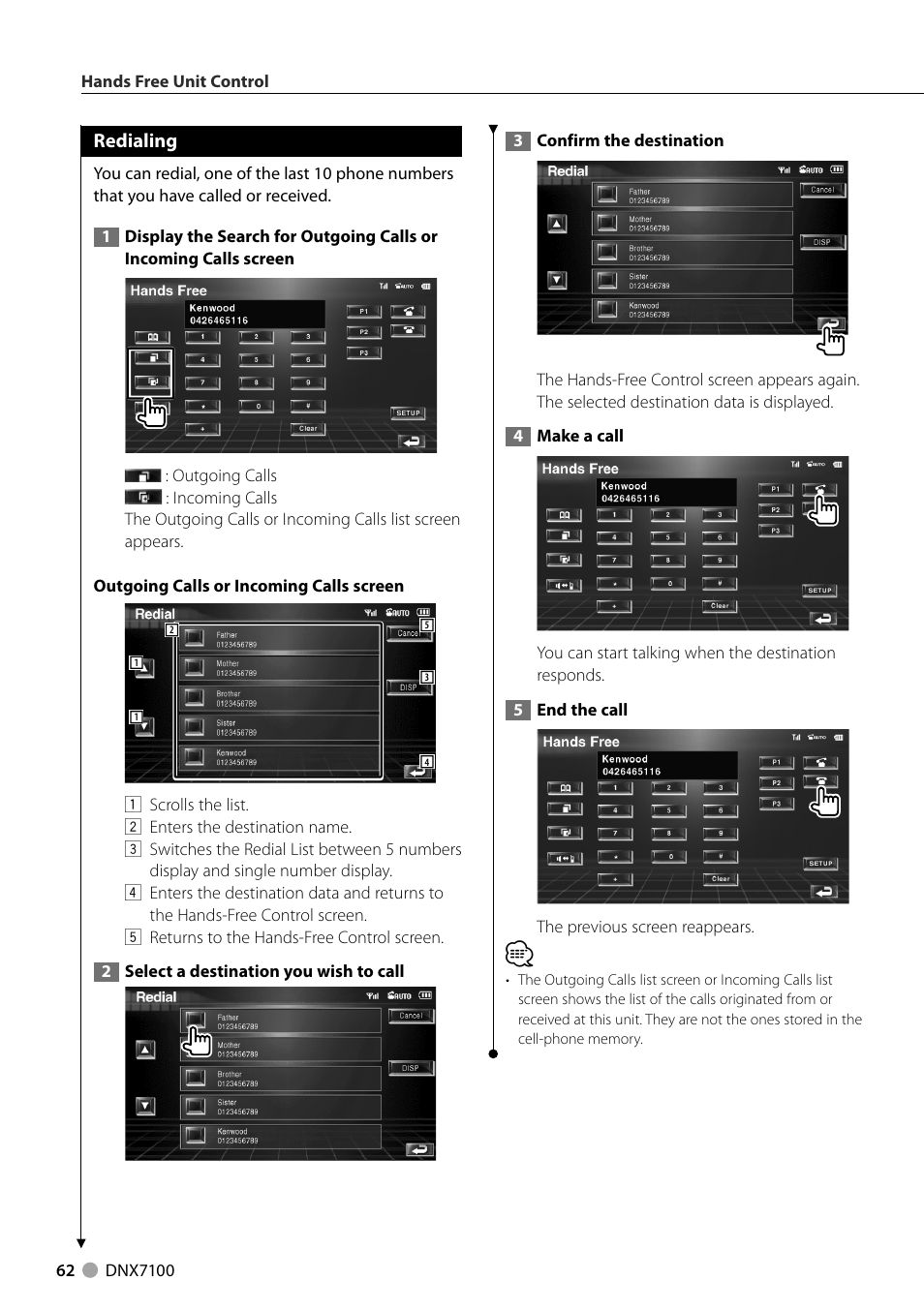 Kenwood DNX710EX User Manual | Page 62 / 100