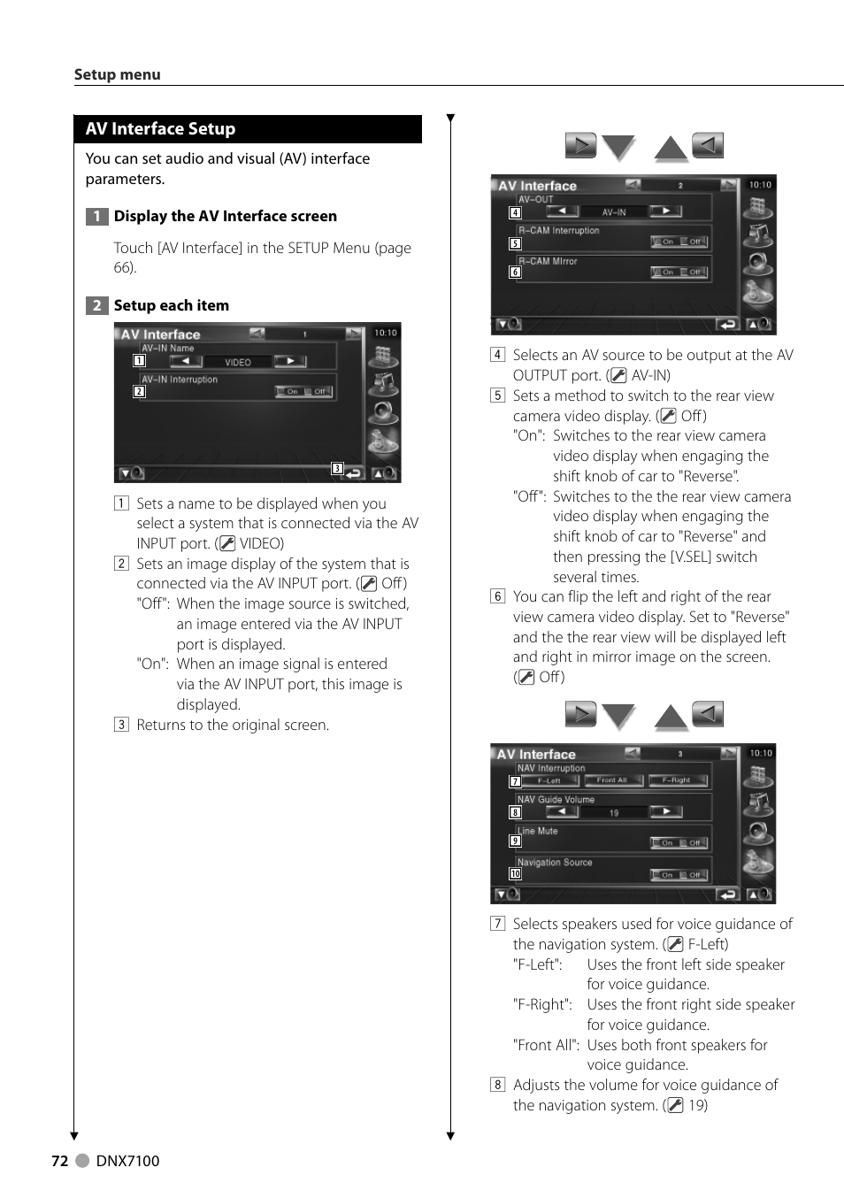 Kenwood DNX710EX User Manual | Page 72 / 100