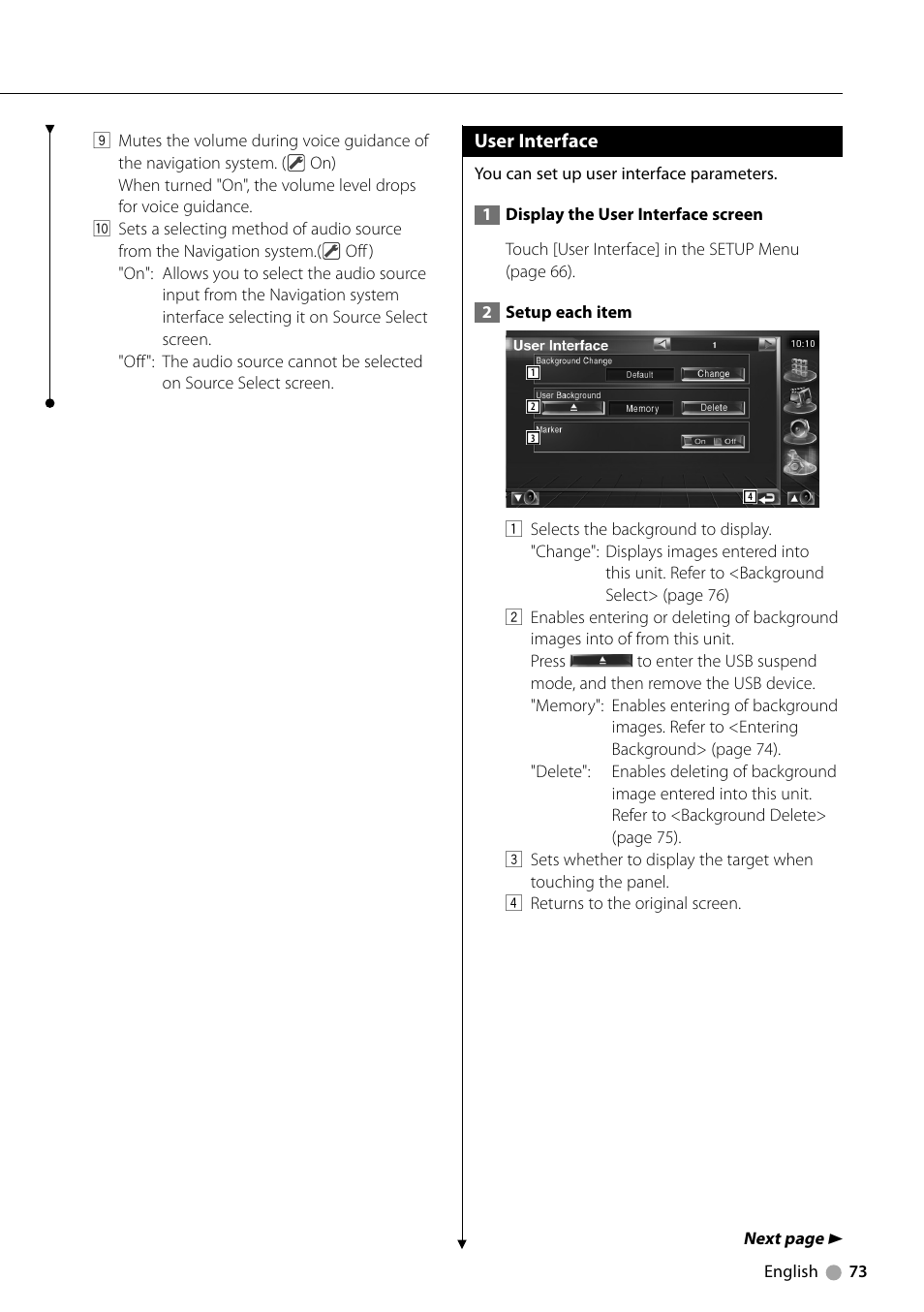 Kenwood DNX710EX User Manual | Page 73 / 100