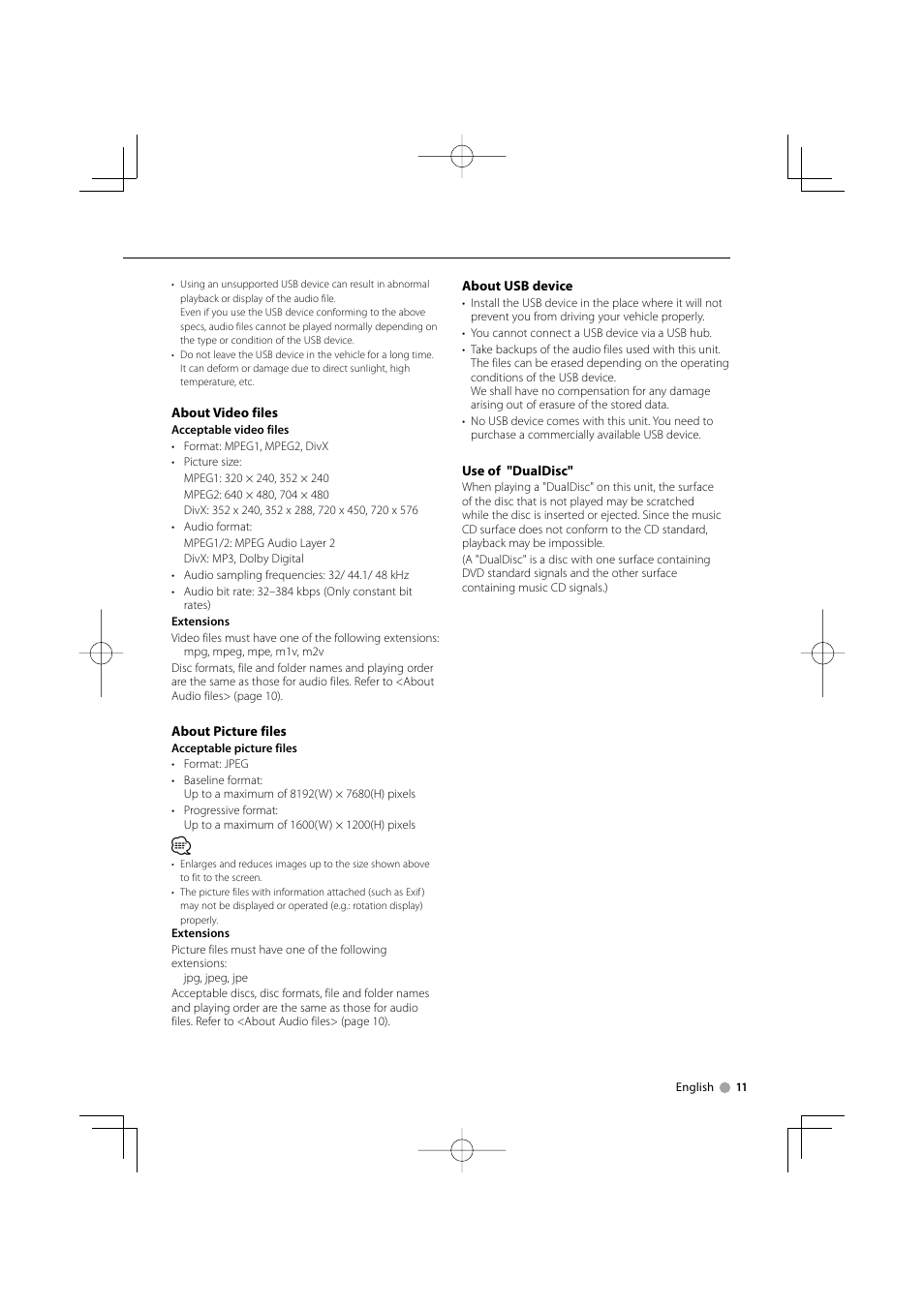 Kenwood DDX8039 User Manual | Page 11 / 104