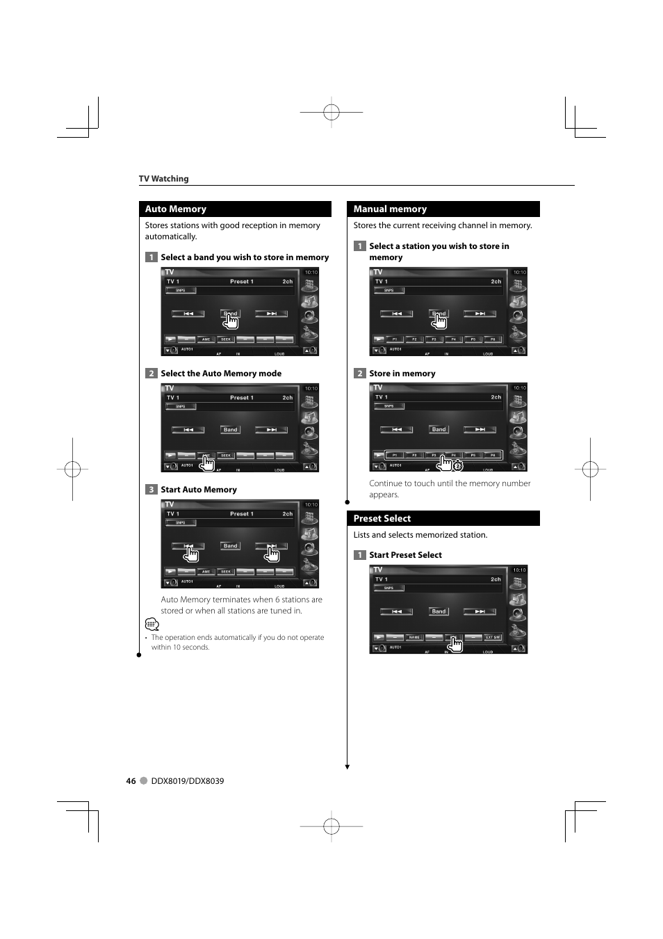 Kenwood DDX8039 User Manual | Page 46 / 104