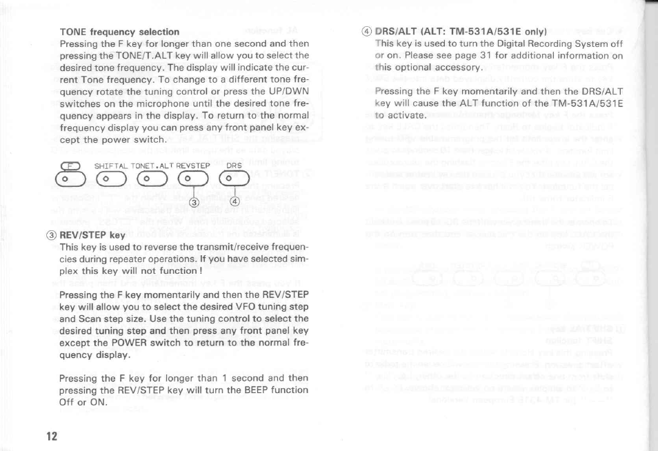 Kenwood TM-431E User Manual | Page 12 / 40