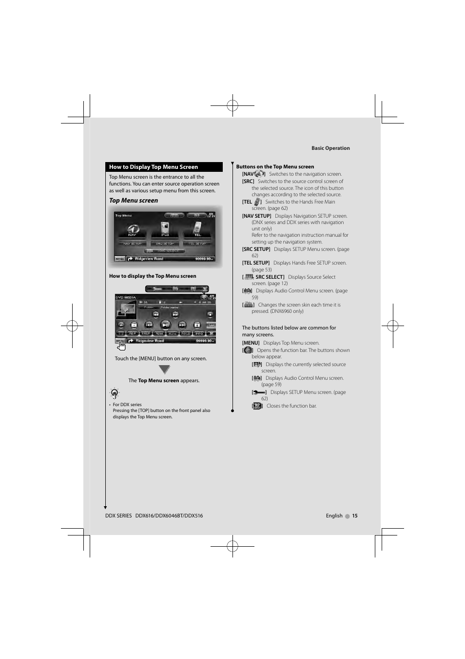 Kenwood DNX6160 User Manual | Page 15 / 100