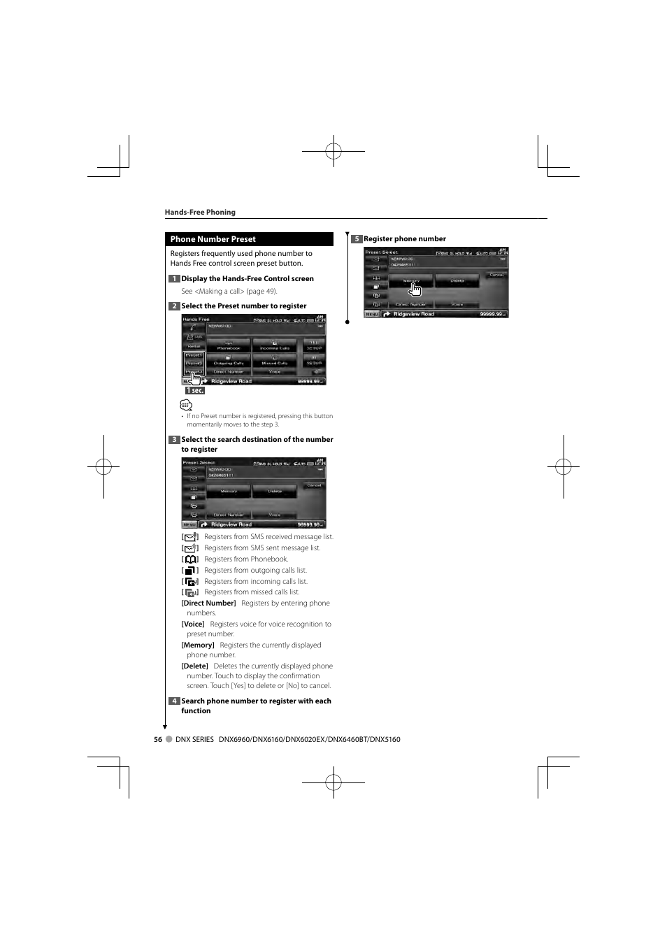 Kenwood DNX6160 User Manual | Page 56 / 100