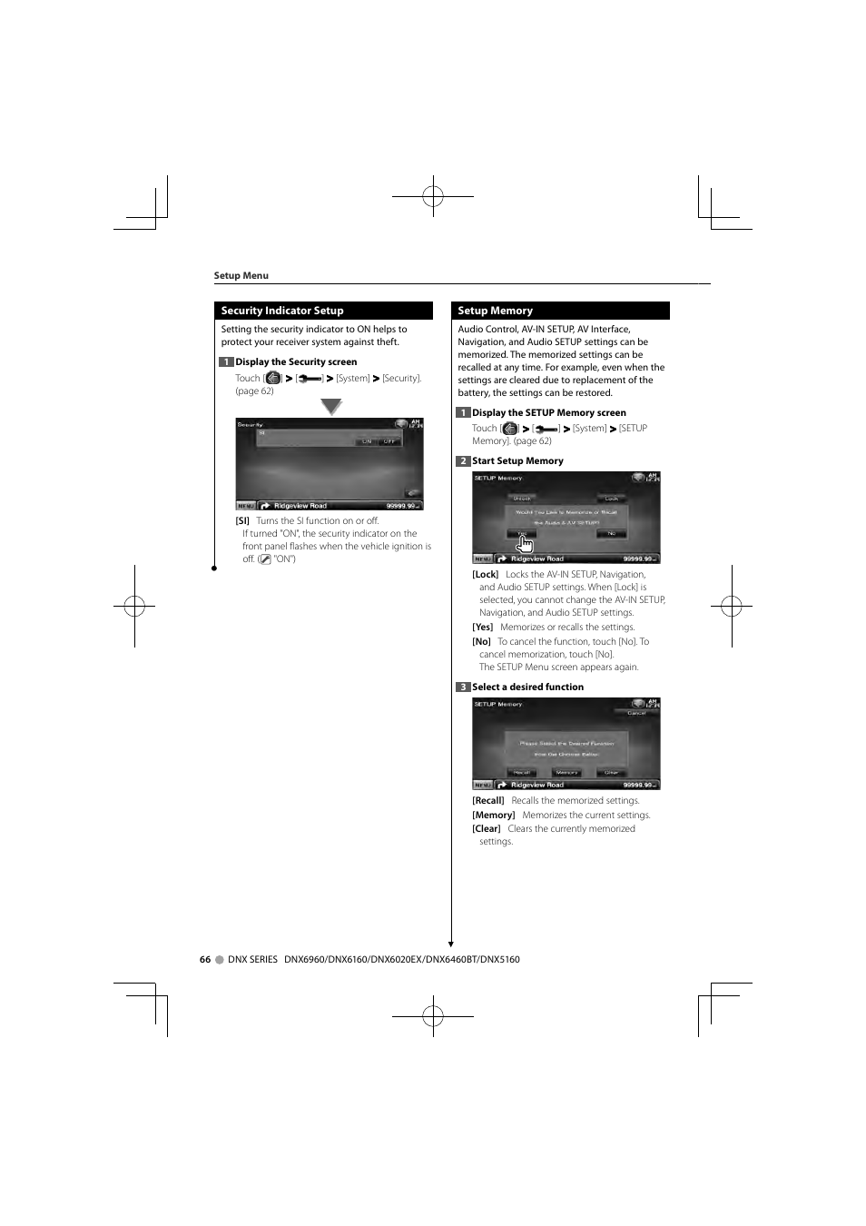 Kenwood DNX6160 User Manual | Page 66 / 100