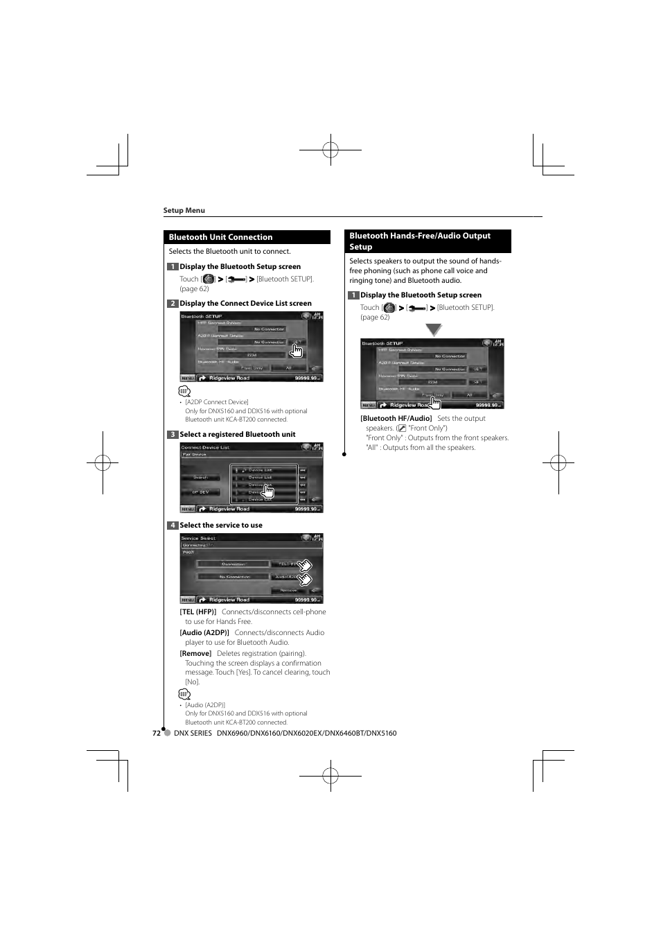 Kenwood DNX6160 User Manual | Page 72 / 100