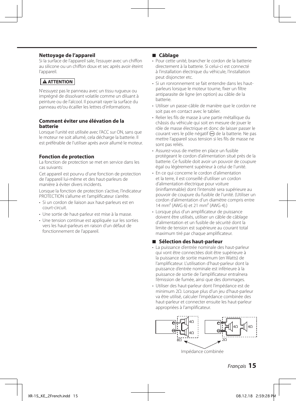Kenwood XR-1S User Manual | Page 15 / 36