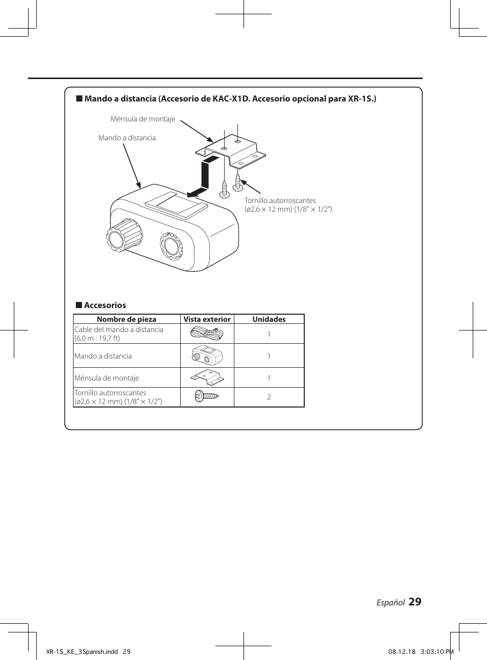 Kenwood XR-1S User Manual | Page 29 / 36