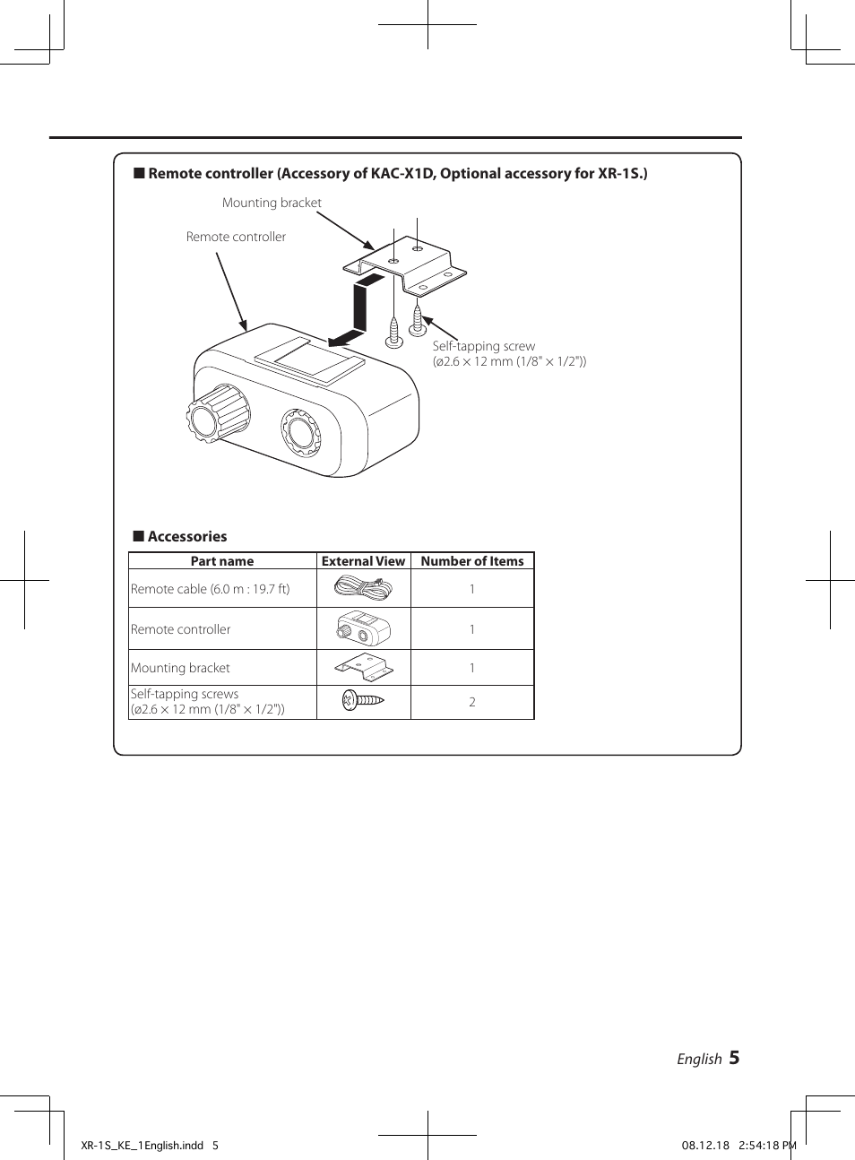 Kenwood XR-1S User Manual | Page 5 / 36