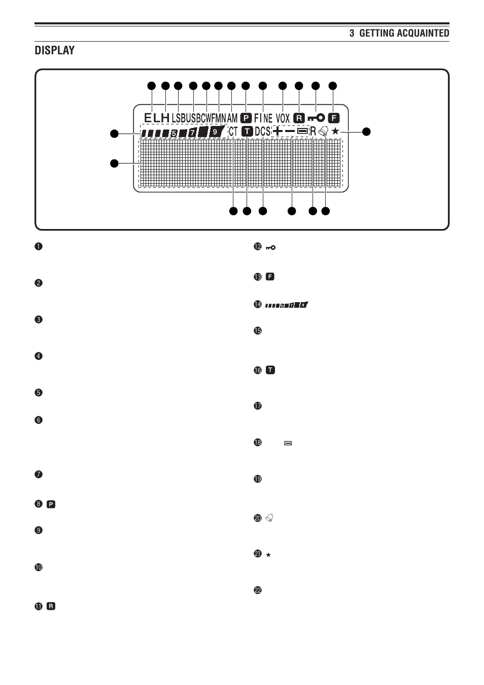 Display | Kenwood TH-F7E User Manual | Page 10 / 64