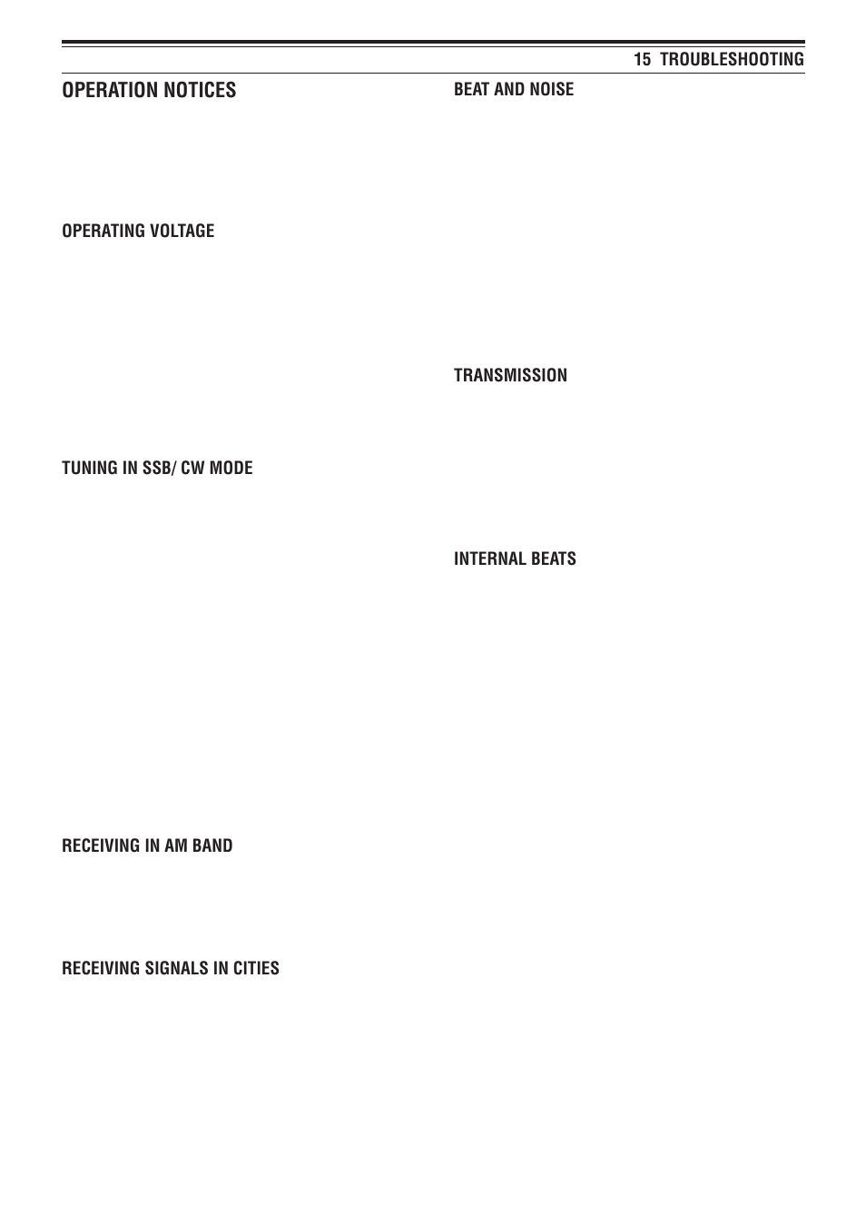 Operation notices | Kenwood TH-F7E User Manual | Page 56 / 64