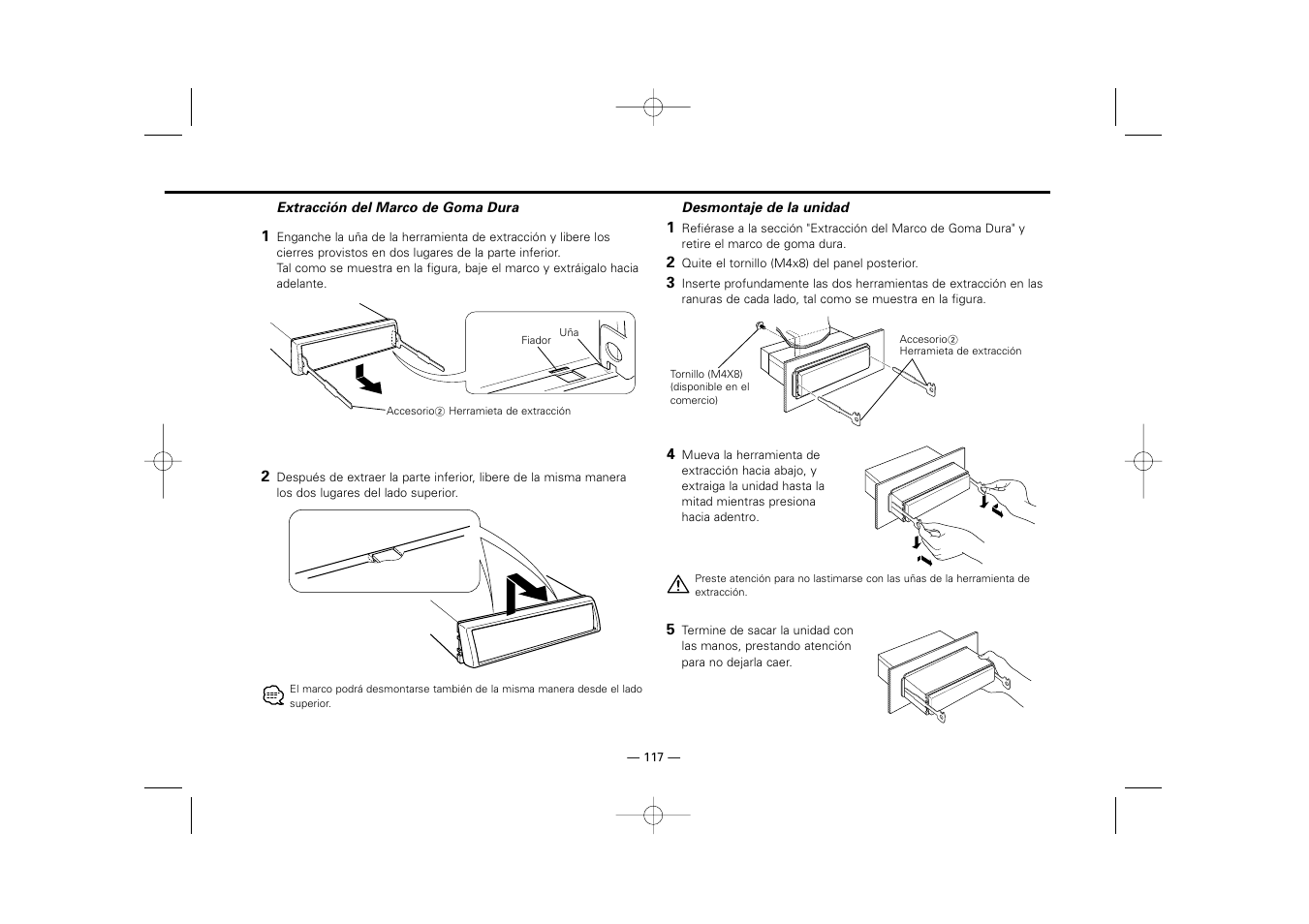 Kenwood RECEIVER KRC-36 User Manual | Page 117 / 122